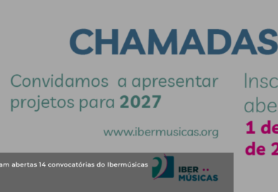 Ibermúsicas abre seleção para circulação internacional de profissionais da música em 2027 Ibermúsicas abre seleção para circulação internacional de profissionais da música em 2027