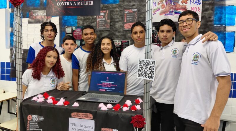 Estudantes da FAETEC desenvolvem projeto de conscientização sobre a violência contra a mulher Estudantes da FAETEC desenvolvem projeto de conscientização sobre a violência contra a mulher