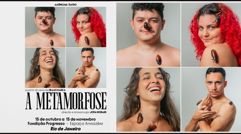 Anêmona Teatro apresenta nova adaptação de “A Metamorfose”, de Franz Kafka, na Lapa Anêmona Teatro apresenta nova adaptação de “A Metamorfose”, de Franz Kafka, na Lapa
