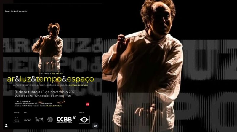 CCBB RJ recebe espetáculo de palhaçaria contemporânea inspirado em poema de Charles Bukowski